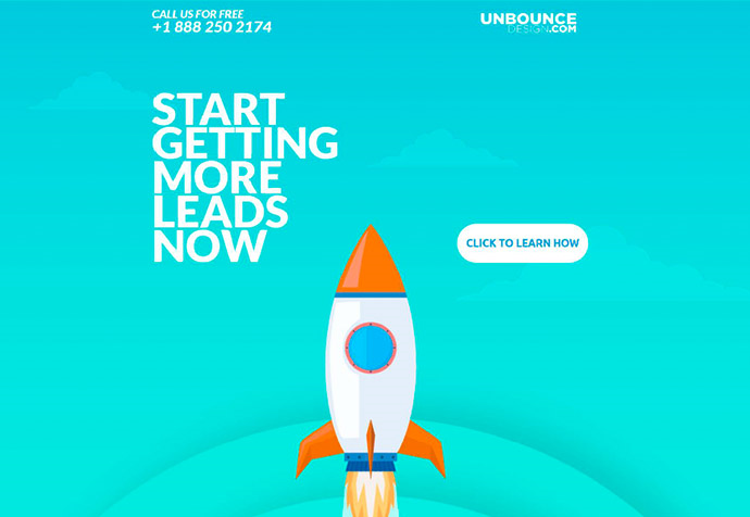 Unbounce Design's Landing Page